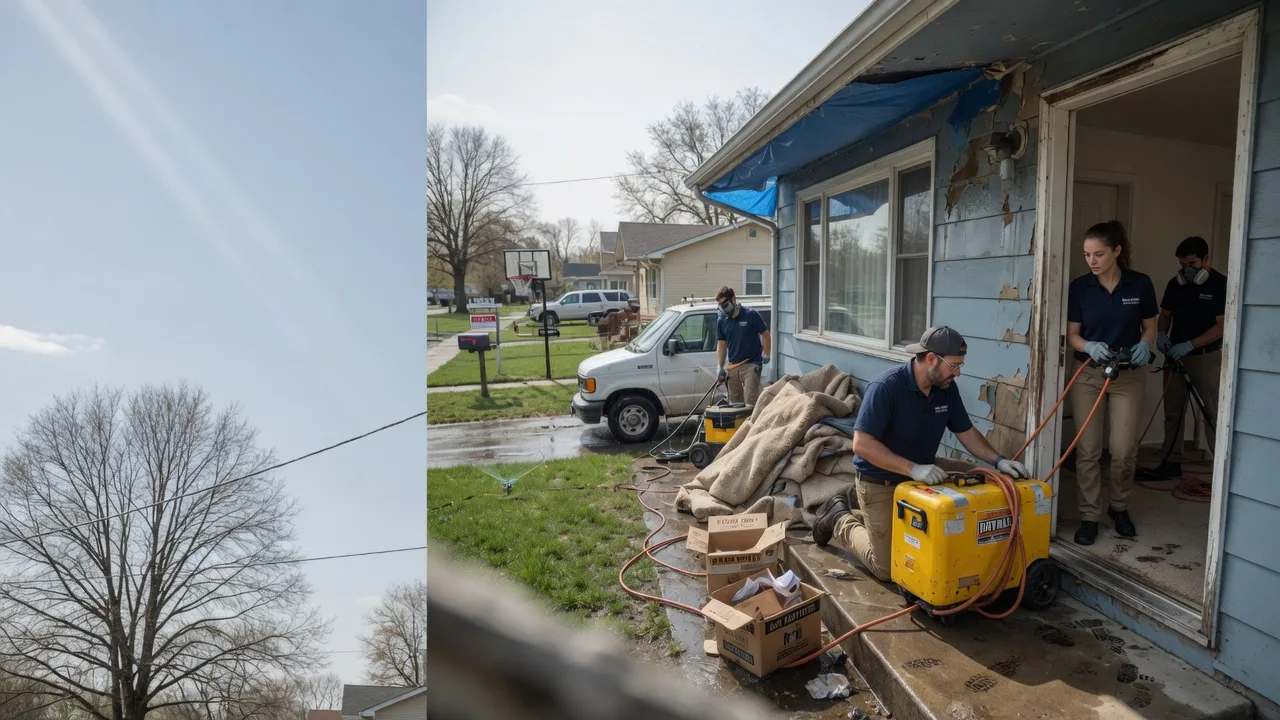 Basement Flood Cleanup in Calhoun, IL near me